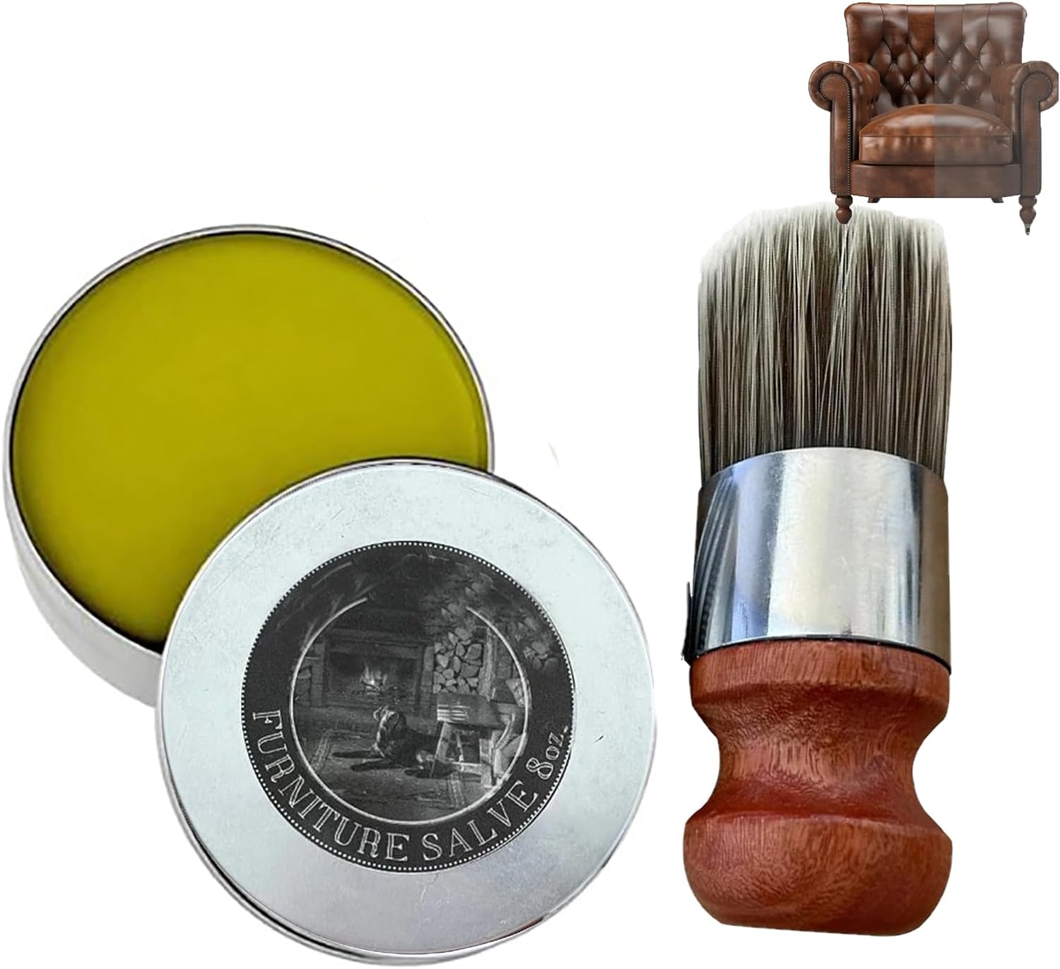 💥61% OFF💥Wise Owl Furniture Salve & Brush