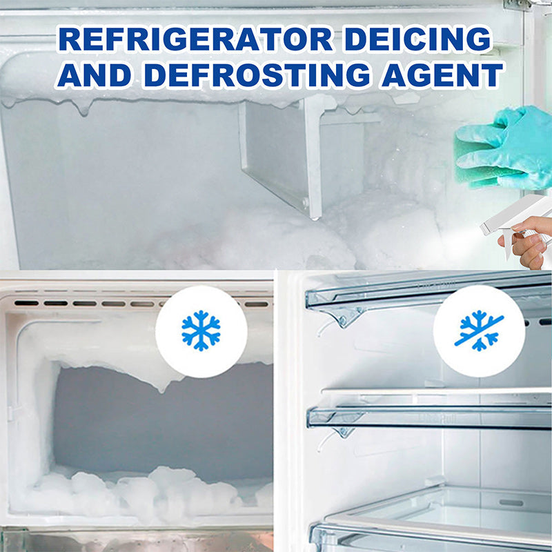 Refrigerator defrost and de-icer